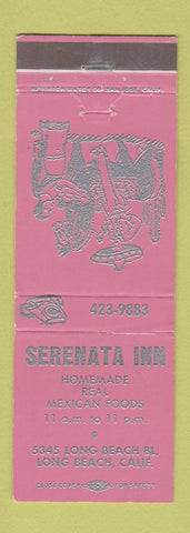 Matchbook Cover - Seerenata Inn Long Beach CA Mexican Food