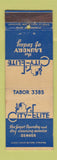 Matchbook Cover - City Elite Laundry Denver Colorado