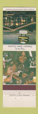 Matchbook Cover - Western Steer Steak House