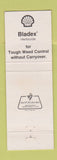Matchbook Cover - Shell Bladex Herbicide