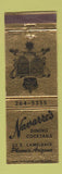 Matchbook Cover - Navarre's Restaurant Phoenix AZ