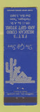 Matchbook Cover - Fry's Mexican Curio Gift Store Harlingen TX