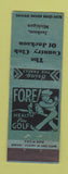 Matchbook Cover - Country Club of Jackson MI WEAR