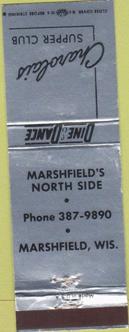 Matchbook Cover - Charolais Supper Club Marshfield WI