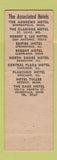 Matchbook Cover - Zane Hotel Zanesville OH
