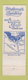 Matchbook Cover - Birdsong's Landing Martinez CA