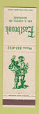 Matchbook Cover - Eastbrook Milwaukee WI