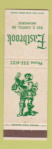 Matchbook Cover - Eastbrook Milwaukee WI