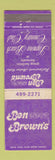 Matchbook Cover - Ben Brown's Laguna Beach Country Club CA