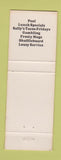 Matchbook Cover - Doc's Tavern Ocean Park WA