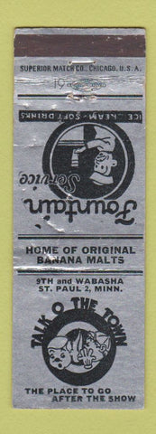 Matchbook Cover - Talk o the Town St Paul MN WORN