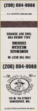 Matchbook Cover - Poco Loco Mexican Food Vancouver WA
