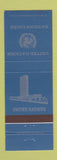 Matchbook Cover - United Nations New York City