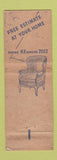 Matchbook Cover - Mayfair Upholstery Studios Euclid OH WEAR