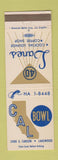 Matchbook Cover - Cal Bowling Lakewood OH
