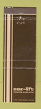 Matchbook Cover Eaz Lift Towing Systems Sun Valley CA London ON Elkhart IN WEAR