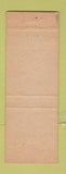 Matchbook Cover - Santa Cruz Hotel Santa Cruz CA Italian