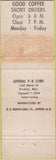 Matchbook Cover - Ginny's Cafe Los Angeles CA