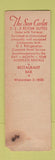Matchbook Cover - San Carlos Hotel New York City SAMPLE WORN