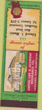 Matchbook Cover - United Insurance Edward Manzi Woodbury CT