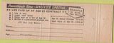 Matchbook Cover - United Insurance Edward Manzi Woodbury CT