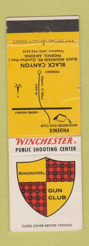 Matchbook Cover - Winchester Gun Club Phoenix AZ WEAR