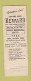 Matchbook Cover - Winchester Gun Club Phoenix AZ WEAR