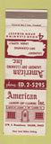 Matchbook Cover - American Laundry Dry Cleaning Salem OH