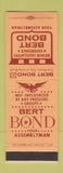 Matchbook Cover - Bert Bond Assemblyman Election Long Beach CA
