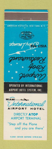 Matchbook Cover - Miami International Airport Hotel FL
