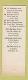 Matchbook Cover - Miami International Airport Hotel FL