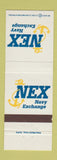 Matchbook Cover - NEX Navy Exchange