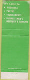 Matchbook Cover - Salt Creek Golf Club Itasca IL WEAR