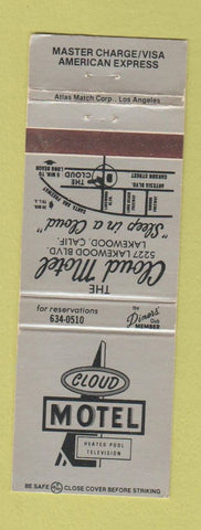 Matchbook Cover - Cloud Motel Lakewood CA WEAR
