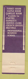 Matchbook Cover - Sir George's Pheonix AZ WEAR