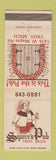 Matchbook Cover - Squire's Pub Troy MI
