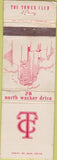 Matchbook Cover - The Tower Club Chicago IL WORN