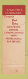 Matchbook Cover - Kettle Restaurant Anaheim CA