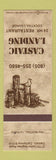 Matchbook Cover - Castaic Landing Castaic CA