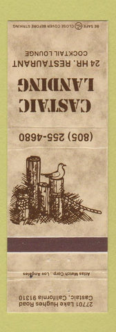 Matchbook Cover - Castaic Landing Castaic CA