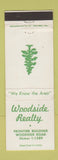 Matchbook Cover - Woodside Real Estate CA WEAR