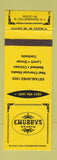 Matchbook Cover - Chubbys Hearth West Collingswood NJ