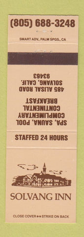 Matchbook Cover - Solvang Inn Solvang CA
