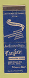 Matchbook Cover - Mayfair Upholstery Studios Euclid OH WEAR