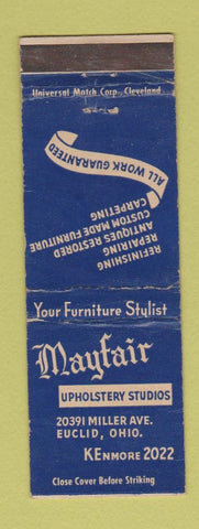 Matchbook Cover - Mayfair Upholstery Studios Euclid OH WEAR