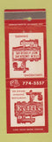 Matchbook Cover - Kettle Restaurant Anaheim CA WEAR