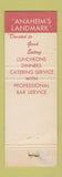 Matchbook Cover - Kettle Restaurant Anaheim CA WEAR