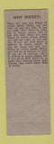 Matchbook Cover - Penobscot Indian Trading Post Old Town ME