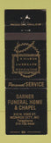 Matchbook Cover - Garnder Funeral Home Chapel Monroe City MO WEAR