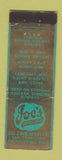 Matchbook Cover - Joe's Coffee Shop San Francisco CA WEAR